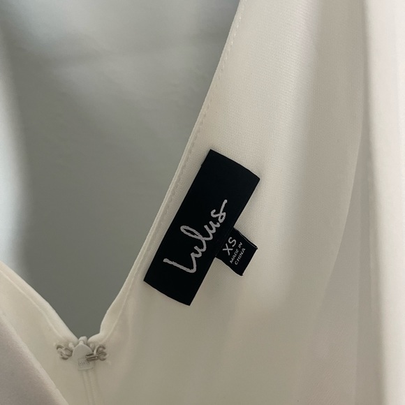 Lulus Darling Delight white skater dress - Picture 4 of 5